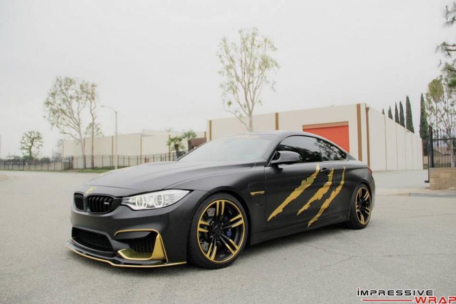  BMW M4 Coupe by Impressive Wrap 2015 года  (фото 3 из 10)